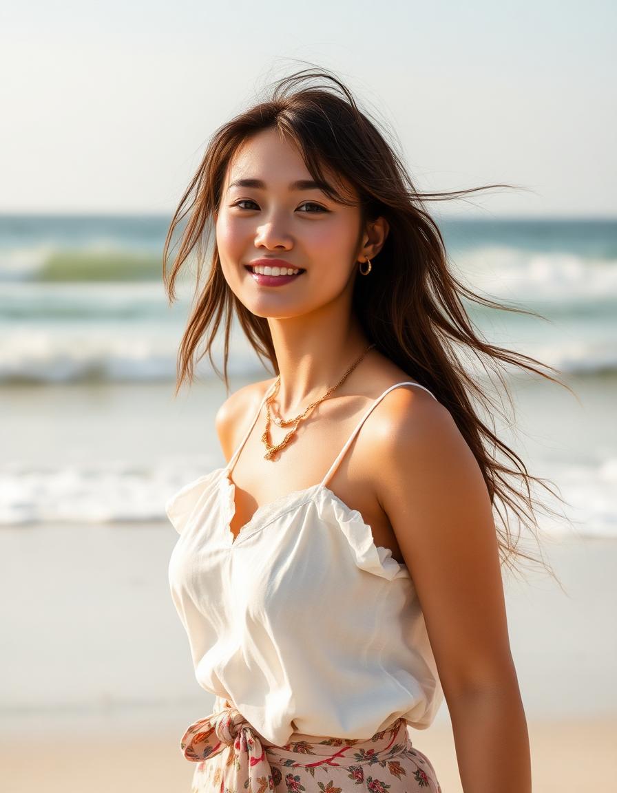 Yuna &ndash; AI girlfriend character on HoneyChat